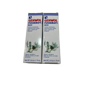GEHWOL FUSSKRAFT BLUE INTENSIVE FOOT MOISTURIZER 2-PACK